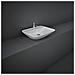 Lavabo Appoggio Rettangolare Foro Rubinetto Rak Ceramics Bianco - Foto miniatura 5
