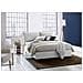 Letto Matrimoniale Antonia, Letto Contenitore Con Rivestimento In Tessuto, 100% Made In Italy, Apertura Frontale, Adatto Per Materasso Cm 160x200, Bianco - Foto miniatura 1