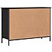 Scarpiera Nera 100x35x70 Cm In Legno Multistrato - Foto miniatura 8