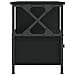 Mobile Porta Tv Nero 102x33x45 Cm In Legno Multistrato E Ferro - Foto miniatura 7