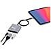 133488 adattatore grafico USB 3840 x 2160 Pixel Nero, Grigio - Foto miniatura 4