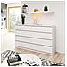 Cassettiera K160, 8 cassetti, 160x40x99 cm, Colore Bianco - Foto miniatura 5