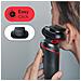 Series 5 51-R1200S rasoio elettrico Trimmer Nero, Rosso - Foto miniatura 6