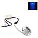 Faretto Led 1w A Incasso Silver Punto Luce Colore Blu - Foto miniatura 1