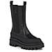 Flatform Chelsea Boot Stivaletti Pelle Scarpe Donna Nero Eu 41, Yw0yw01111 0gt - Foto miniatura 1