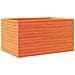 Fioriera Giardino Marrone Cera 90x60x46 cm Legno Massello Pino - Foto miniatura 1