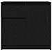 Credenza con Cassetto Rovere Nero 71x35x65 cm Legno Multistrato - Foto miniatura 5