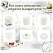 Yogurtiera 20W da 1.5L per 3-5 Persone con 2 Vasetti e Colino, in Plastica, 19.5x17.5x21.4 cm, Bianca - Foto miniatura 3