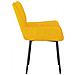 Sedie Da Pranzo 2 Pz Gialle In Velluto - Foto miniatura 4