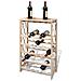 Portabottiglie Per 25 Bottiglie Di Vino Legno Massello Di Abete - Foto miniatura 2