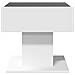 Lusso Casadino -  Tavolino Salotto Con Led Bianco 50x50x45 Cm Legno Multistrato - Foto miniatura 6