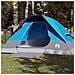 Tenda da Campeggio a Cupola per 4 Persone Blu Impermeabile - Foto miniatura 1