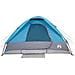 Tenda da Campeggio a Cupola per 4 Persone Blu Impermeabile - Foto miniatura 5