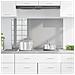 Paraspigolo Cucina Grigio Chiaro 100x60x0,6 cm Vetro Temperato - Foto miniatura 3