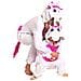 Pigiama Per Bambini Kigurumi Onesie Costume Unicorno Rosa 115-125 - Foto miniatura 7