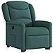 Poltrona Alzapersona Reclinabile Verde Scuro in Tessuto - Foto miniatura 4