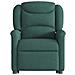 Poltrona Alzapersona Reclinabile Verde Scuro in Tessuto - Foto miniatura 5
