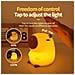 Luce Notturna Capibara - Lampada Da Comodino Led In Silicone Morbido Con Sensore Tattile E Timer - Foto miniatura 7