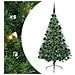 Albero di Natale artificiale con luci integrate Verde 210 cm - Foto miniatura 1