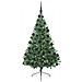 Albero di Natale artificiale con luci integrate Verde 210 cm - Foto miniatura 3