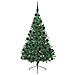 Albero di Natale artificiale con luci integrate Verde 210 cm - Foto miniatura 4