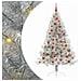 Albero di Natale artificiale con luci integrate Argento 180 cm - Foto miniatura 1