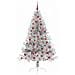 Albero di Natale artificiale con luci integrate Argento 180 cm - Foto miniatura 4