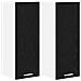 Armadio pensile Riga 2 pcs Rovere Nero e Bianco 30 x 31 x 80 cm - Foto miniatura 1
