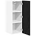 Armadio pensile Riga 2 pcs Rovere Nero e Bianco 30 x 31 x 80 cm - Foto miniatura 5