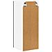 Armadio pensile Riga 2 pcs Rovere Nero e Bianco 30 x 31 x 80 cm - Foto miniatura 9