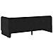 Cornice del letto ad angolo Nero 80 x 200 cm Velluto - Foto miniatura 9