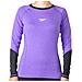 Rashguard casual femminile L /S, Ultra viola /nero - M - Foto miniatura 1