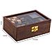 Set 6 Puzzle Scatola Legno Marrone 17.5x12x6h Cm - Foto miniatura 4