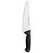 Coltello Cuoco Professionale P-9000 - Lama da 25cm in Acciaio Inox Forgiato - Manico Antiscivolo ergonomico nero - per taglio di carne, pesce e verdure - per Uso Domestico e Professionale - Made in Italy - Foto miniatura 1