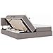 Letto con luci a strisce a LED Talpa 180 x 200 cm Tessuto - Foto miniatura 9