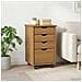 Mobile con Ruote con ruota MOSS Marrone Miele 34 x 39 x 56 cm - Foto miniatura 3