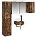 Set di mobili per il bagno 5 pcs Rovere Fumo - Foto miniatura 1