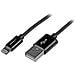 Cavo connettore lightning a 8 pin Apple nero a USB da 1m per iPhone / iPod / iPad - Foto miniatura 2