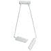 LED-BOOK-PL-BCO - Plafoniera a libro led a due bracci bianca 30 watt 3200 kelvin - Foto miniatura 2