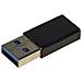 Adattatore per Inversione del Genere dei Cavi USB 3.0 Type A USB 3.0 Type C Nero - Foto miniatura 1