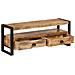 Mobile Porta Tv 120x35x45 Cm Legno Massello Di Mango - Foto miniatura 5