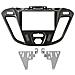 Mascherina Adattatore Autoradio 03696 Con Foro 2din Antracite Ford Transit Custom Dal 2013 Tourneo Custom Dal 2013 - Foto miniatura 1