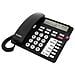 Tiptel Ergophone 1300, Großtastentelefon, Schwarz - Foto miniatura 1