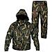 Tuta Antipioggia Completo Impermeabile Cappuccio Caccia Pesca Verde Xs - Foto miniatura 1