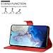 Custodia Compatibile Con Samsung Galaxy S20 In Rosso Carminio - Coperchio Protettiva Con Chiusura Magnetica, Funzione Stand E Tasca Per Le Carte - Foto miniatura 3