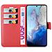 Custodia Compatibile Con Samsung Galaxy S20 In Rosso Carminio - Coperchio Protettiva Con Chiusura Magnetica, Funzione Stand E Tasca Per Le Carte - Foto miniatura 7