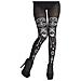 Calze Collant La Calaca Con Stampa Scheletro, 40 Denari (taglia Unica)  - Foto miniatura 1