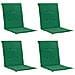 Cuscini per Sedie da Giardino 2 pz Verdi 100x50x4 cm - Foto miniatura 1