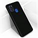 Cover Silicone Samsung Galaxy A21s Semi-rigida Opaca Soft Touch Nero - Foto miniatura 3