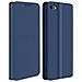 Custodia Iphone Se / 7 / 8 Portacarte Funzione Supporto Similpelle Liscia Blu - Foto miniatura 1
